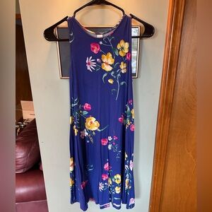 Old Navy Blue Floral Dress